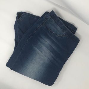 Royalty for Me Jean Skimmers Size 14W